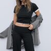 Mesh-Hose mit umgeschlagenem Bund