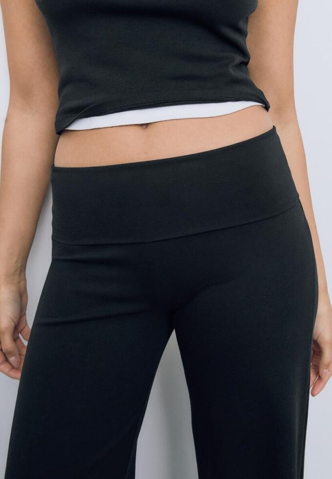 Mesh-Hose mit umgeschlagenem Bund