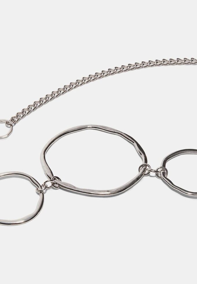 Metallgürtel mit großen Ovalen
