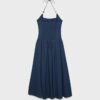 Midi-Halterkleid mit Perlenverzierung Midi-Halterkleid mit Perlenverzierung