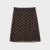 Midi-Rock aus Tüll mit Polka-Dots