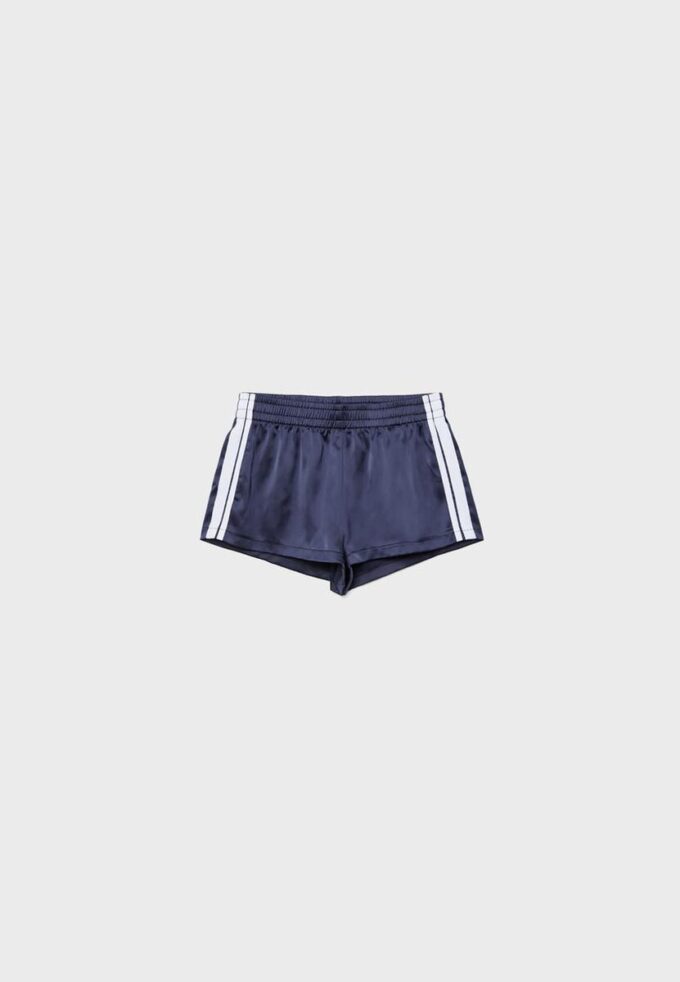 Mini-Shorts mit Satin-Effekt