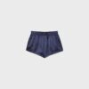Mini-Shorts mit Satin-Effekt