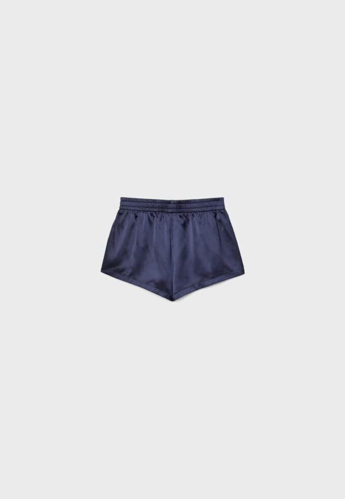 Mini-Shorts mit Satin-Effekt