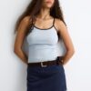 Mini-Skort aus Kunstwildleder Mini-Skort aus Kunstwildleder