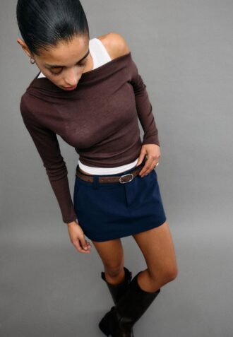 Mini-Skort mit Gürtel Mini-Skort mit Gürtel