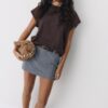 Mini-Skort mit Gürtel