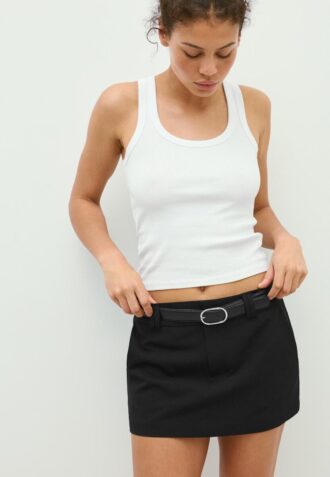 Mini-Skort mit Gürtel