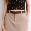 Mini-Skort mit Gürtel