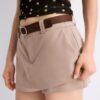 Mini-Skort mit Gürtel