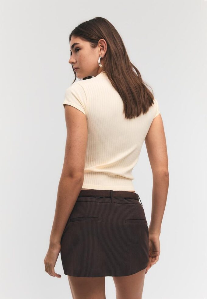 Mini-Skort mit Gürtel