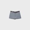 Mini-Skort mit Gürtel