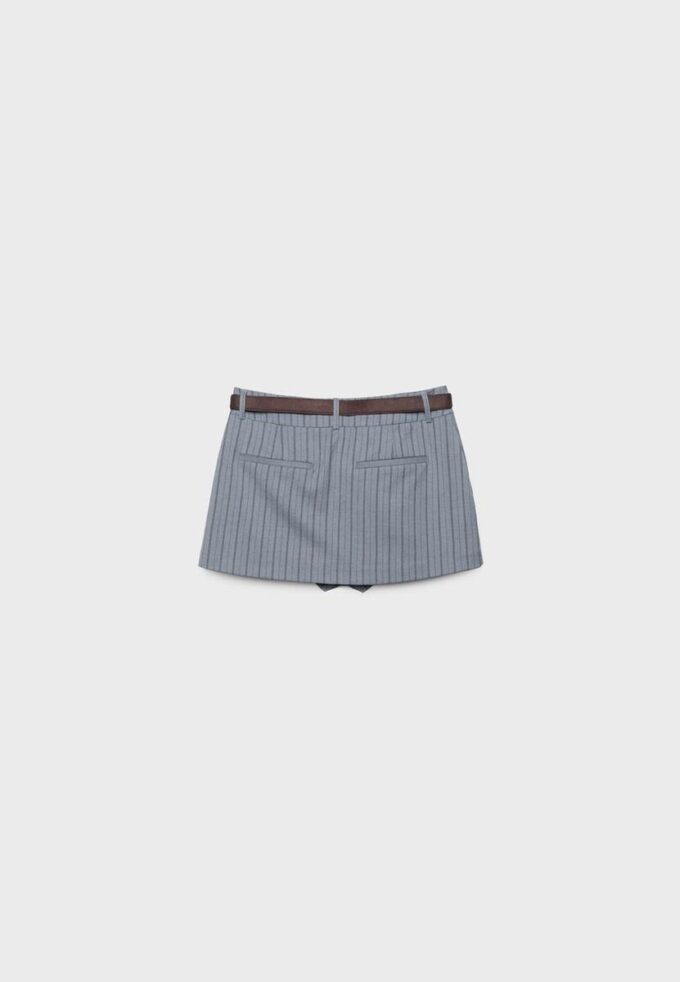 Mini-Skort mit Gürtel