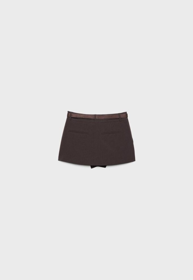 Mini-Skort mit Gürtel
