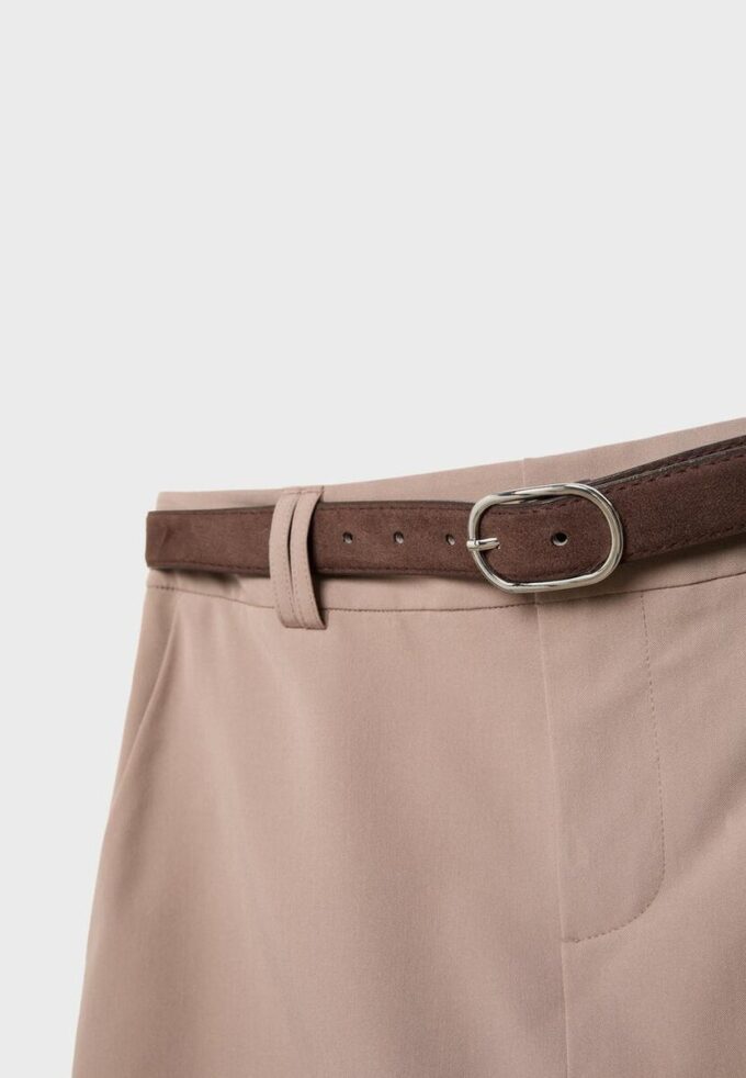 Mini-Skort mit Gürtel
