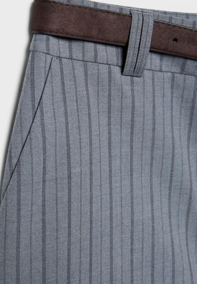 Mini-Skort mit Gürtel