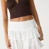 Mini-Skort mit Rüschen