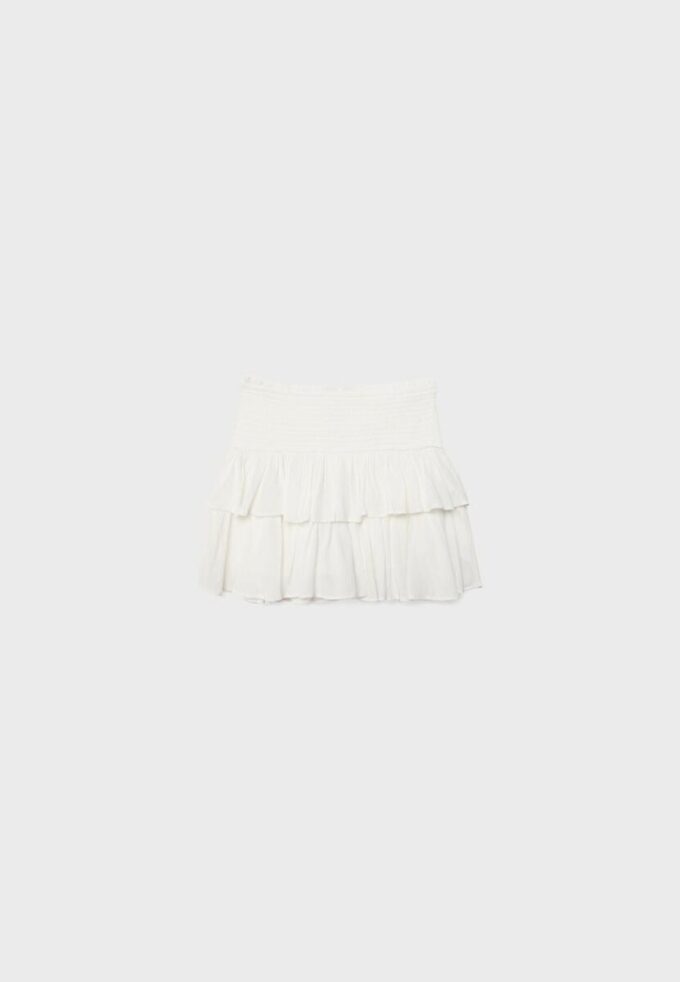 Mini-Skort mit Rüschen