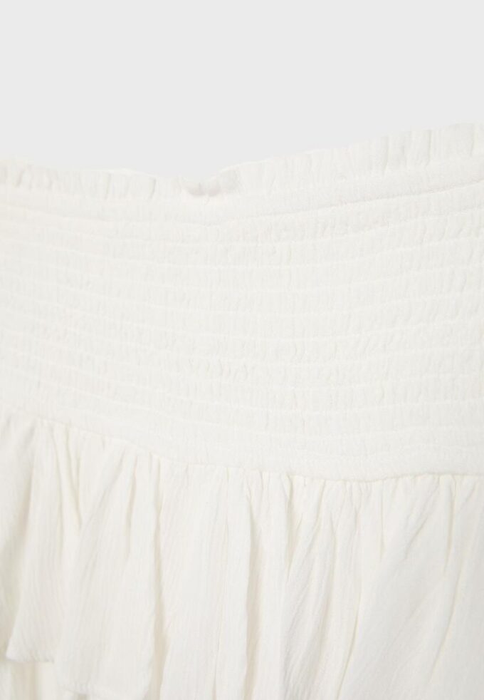 Mini-Skort mit Rüschen