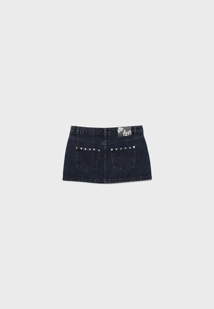 Nieten-Jeansrock Nieten-Jeansrock