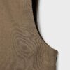 Oberteil mit Racerback in Leinenoptik