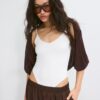 Offener Strickcardigan