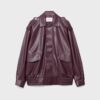 Oversize-Bikerjacke in Lederoptik Oversize-Bikerjacke in Lederoptik