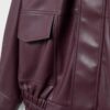 Oversize-Bikerjacke in Lederoptik Oversize-Bikerjacke in Lederoptik
