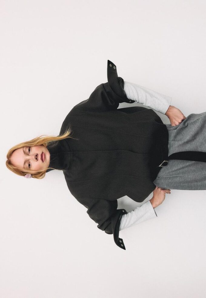 Oversize-Bomberjacke mit Soft Touch-Gefühl Oversize-Bomberjacke mit Soft Touch-Gefühl