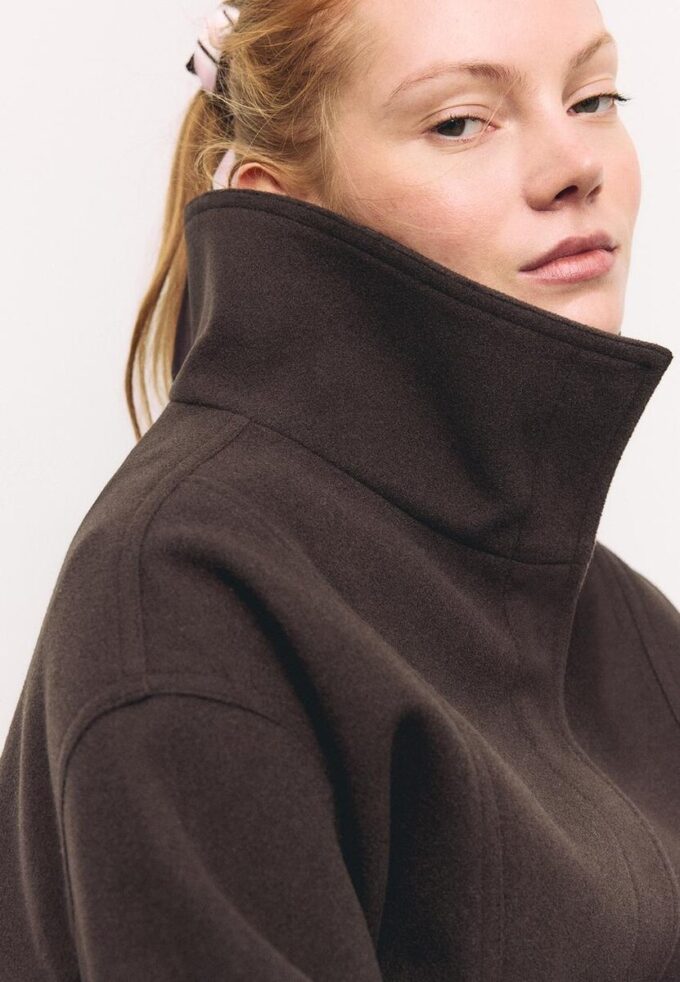 Oversize-Bomberjacke mit Soft Touch-Gefühl