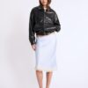 Oversize-Jacke in Lederoptik