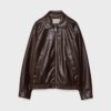 Oversize-Jacke in Lederoptik