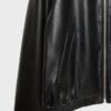 Oversize-Jacke in Lederoptik