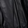 Oversize-Jacke mit Klappe aus 100 % Leder Oversize-Jacke mit Klappe aus 100 % Leder
