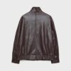 Oversize-Kunstlederjacke