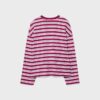 Oversize-Langarm-T-Shirt mit Streifen