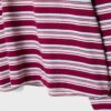 Oversize-Langarm-T-Shirt mit Streifen