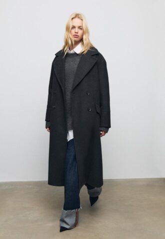 Oversize-Mantel mit Soft Touch-Oberfläche