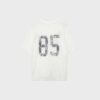 Oversize-T-Shirt aus Spitze mit grafischem Detail Oversize-T-Shirt aus Spitze mit grafischem Detail