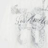 Oversize-T-Shirt aus Spitze mit grafischem Detail Oversize-T-Shirt aus Spitze mit grafischem Detail