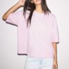 Oversize-T-Shirt mit kurzen Ärmeln Oversize-T-Shirt mit kurzen Ärmeln
