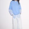 Oversize-T-Shirt mit kurzen Ärmeln Oversize-T-Shirt mit kurzen Ärmeln