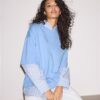 Oversize-T-Shirt mit kurzen Ärmeln Oversize-T-Shirt mit kurzen Ärmeln