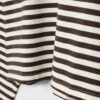 Oversize-T-Shirt mit langen Ärmeln und Streifenmuster Oversize-T-Shirt mit langen Ärmeln und Streifenmuster