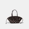Paillettenbesetzte Umhängetasche im Korbdesign Paillettenbesetzte Umhängetasche im Korbdesign