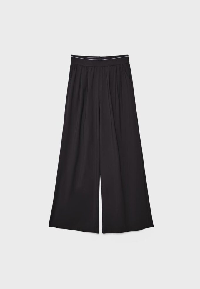 Palazzo-Jogginghose mit elastischem Bund und Soft Touch-Gefühl