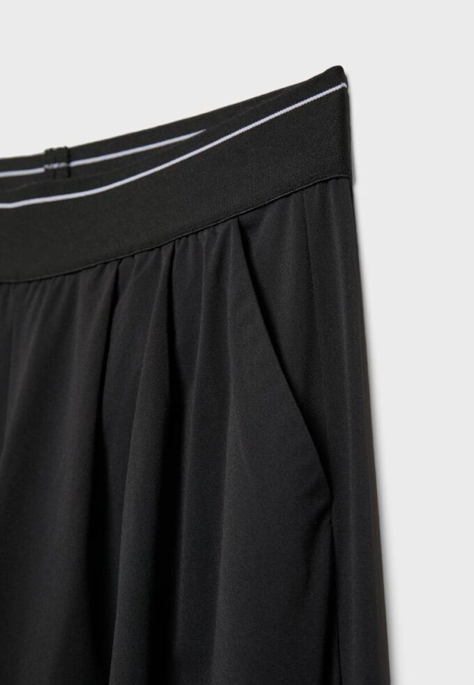 Palazzo-Jogginghose mit elastischem Bund und Soft Touch-Gefühl