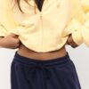 Plüsch-Jogging-Hose im Ballon-Stil Plüsch-Jogging-Hose im Ballon-Stil