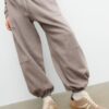 Plüsch-Jogging-Hose im Ballon-Stil Plüsch-Jogging-Hose im Ballon-Stil