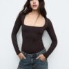 Polyamid-Body mit quadratischem Ausschnitt